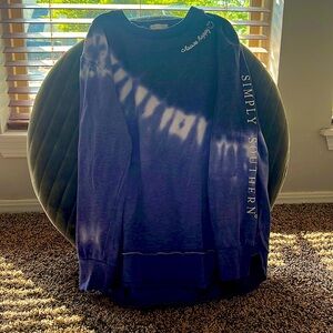 Simply Southern tie-dye sweatshirt.